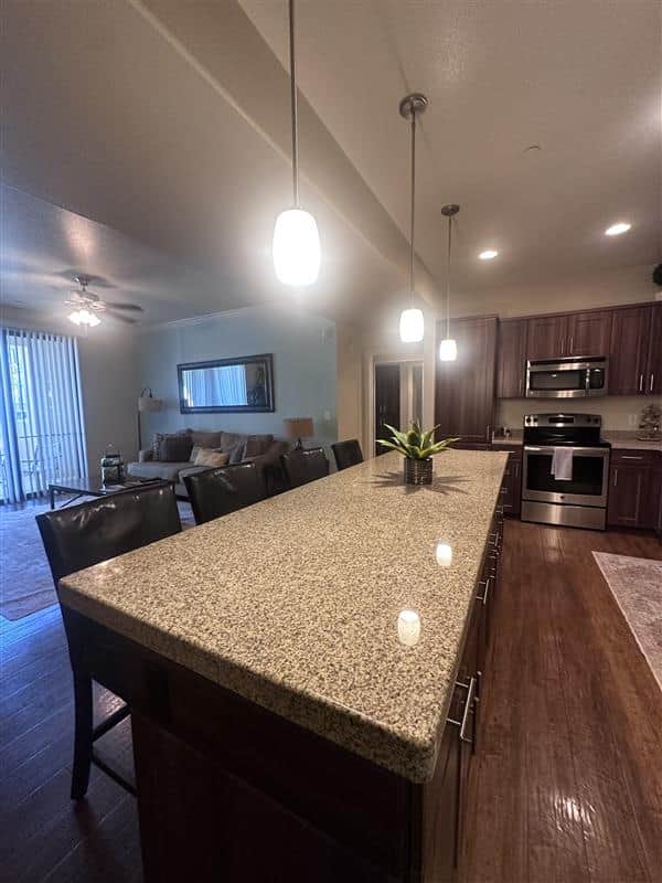 Kitchen & Living Room