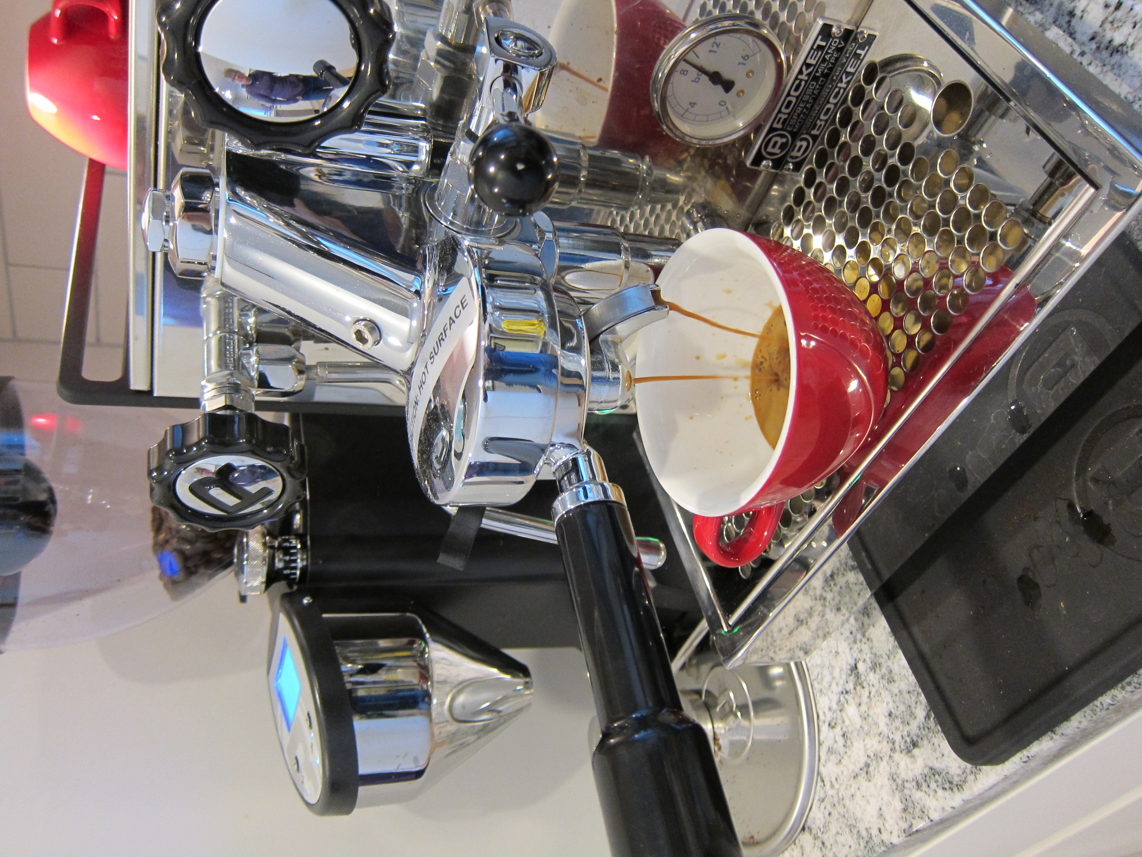 Aston Road Villas Rocket Espresso machine and Grinder