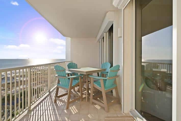 Gorgeous Gulf Coast sunset views from your condo retreat.