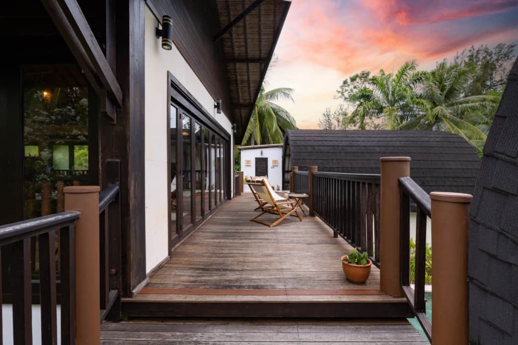 Balcony-Walkway To Access Upper Level-Bedrooms, Kitchen, Dining & Living Area