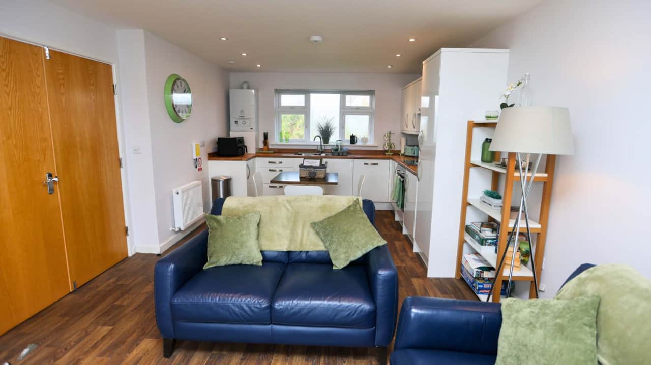 Living Room & Kitchen