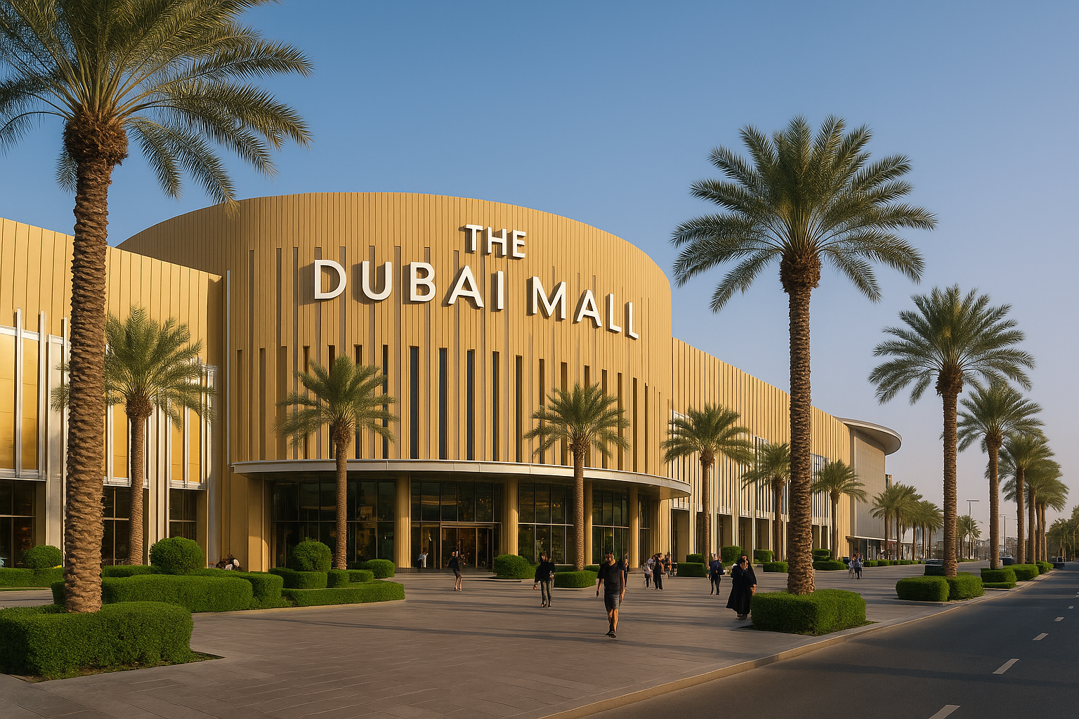 The Dubai Mall exterior view