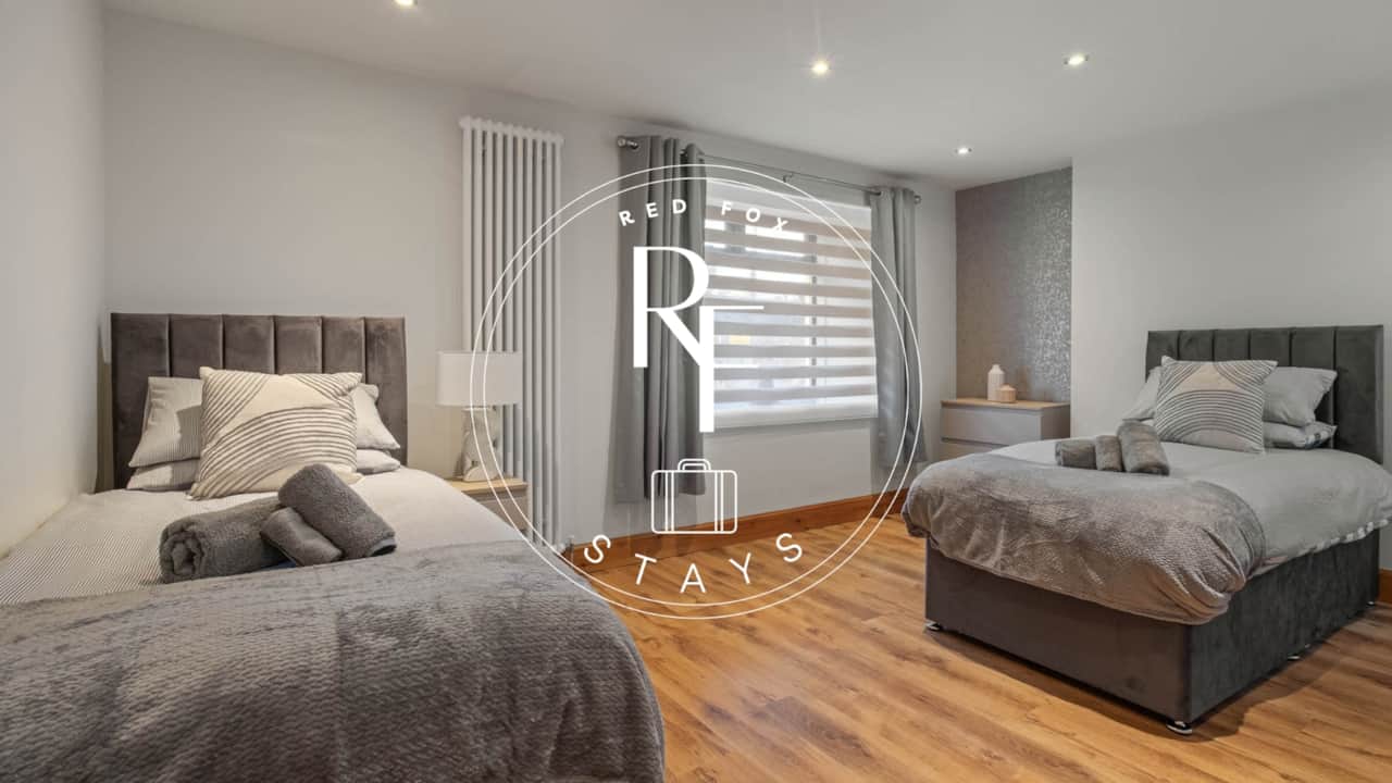 Bedroom 1 - Different orientation, x2 Single Beds