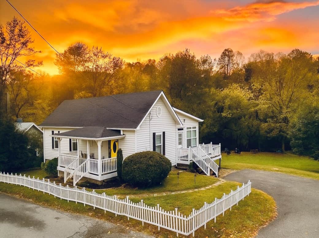 The Whimsical Wand home is so cute! A very big back yard for letting the kids play and your very own creek access right there. The Whimsical Wand home is so cute! A very big back yard for letting the kids play and your very own creek access right there.