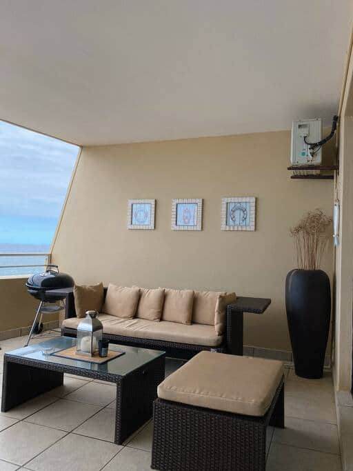 Outdoor lounge suite, perfect for the morning cup of coffee while you watch the sunrise.