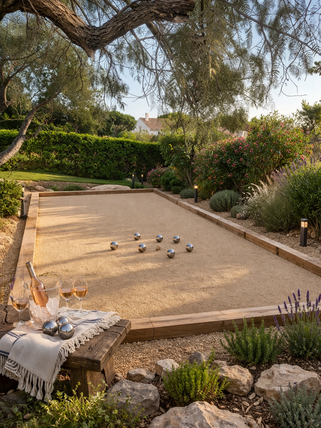 terrain de pétanque