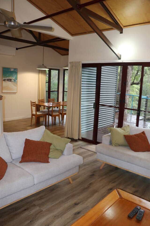 Spacious 2 bedroom serviced villa. Fresh, coordinated  Interior by professional  designer for the discerning quests. 