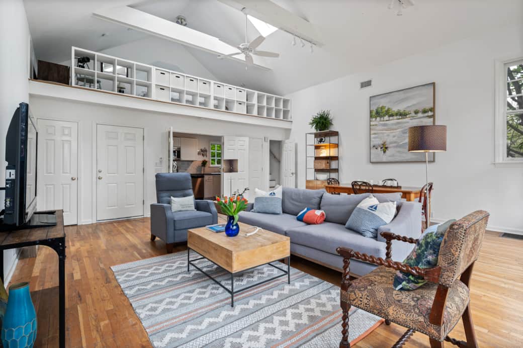 Bright and spacious living area