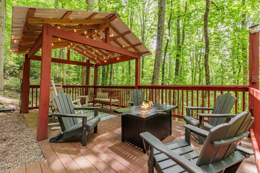 Deck Firepit Cherokee BrysonCity Sylva Deck Firepit Cherokee BrysonCity Sylva