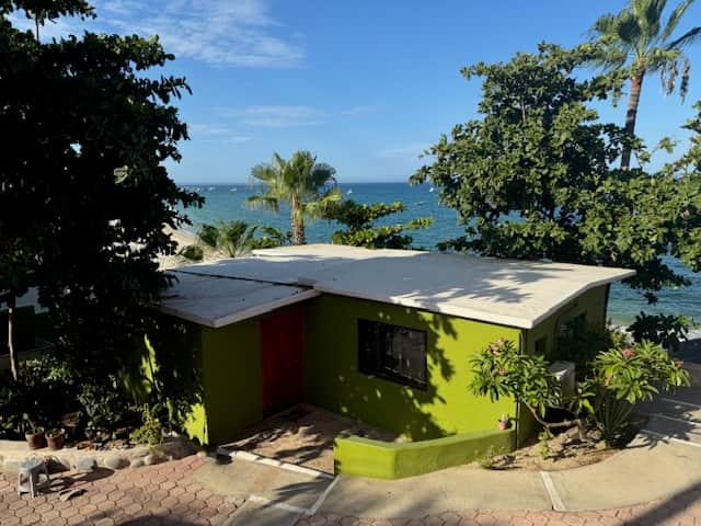 Casita front entrance from the patio