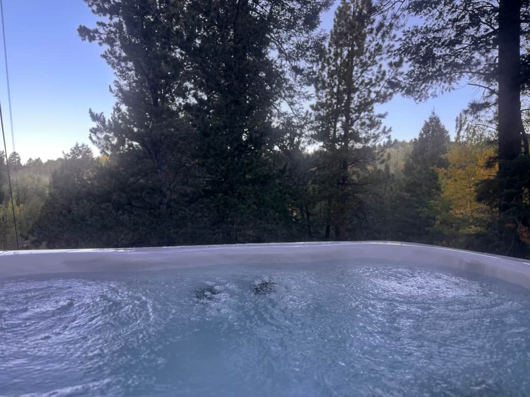 Hot tub view Hot tub view