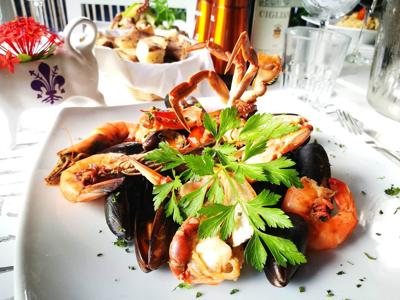 Trattoria del Centro terrace