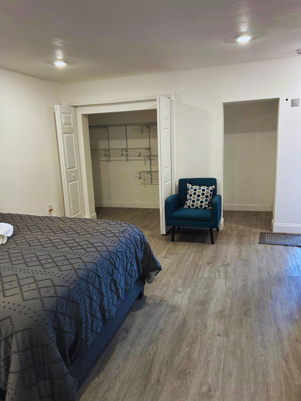 Large closet and inviting armchair for rest and relaxation. Lakeland, FL