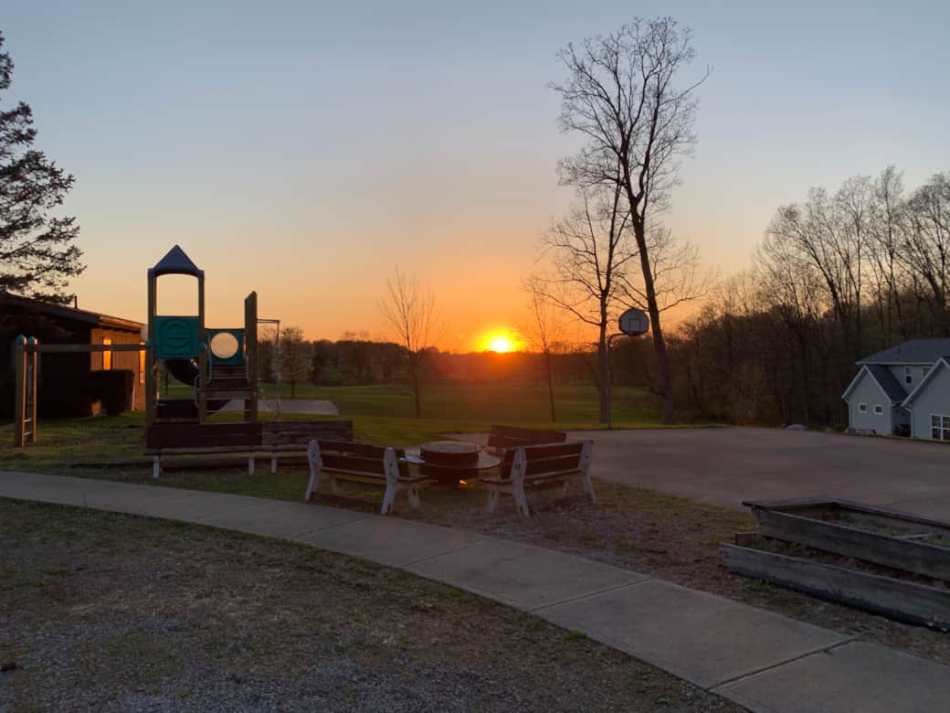 Playground at Sunset