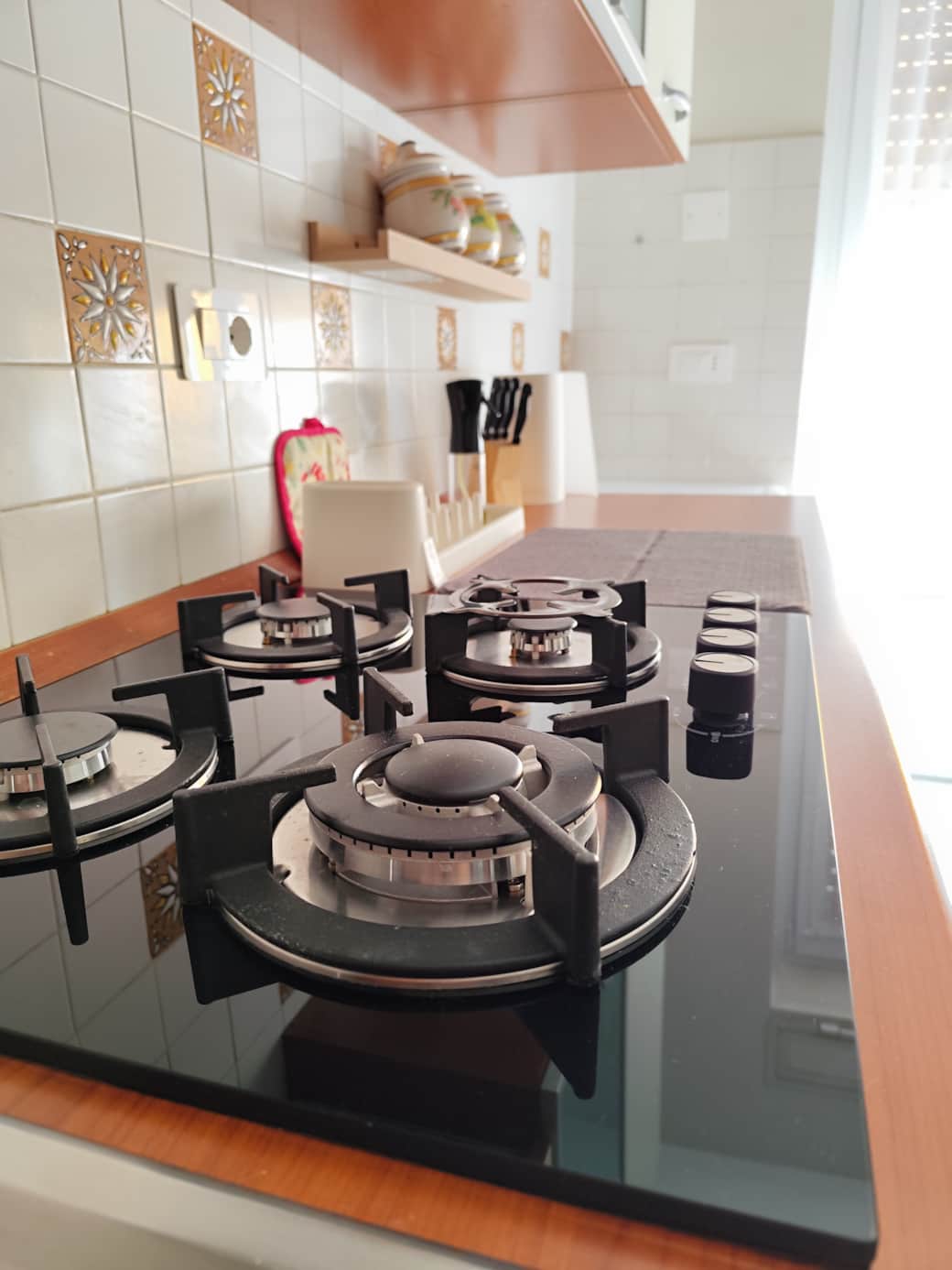 Cucina dettaglio piano cottura