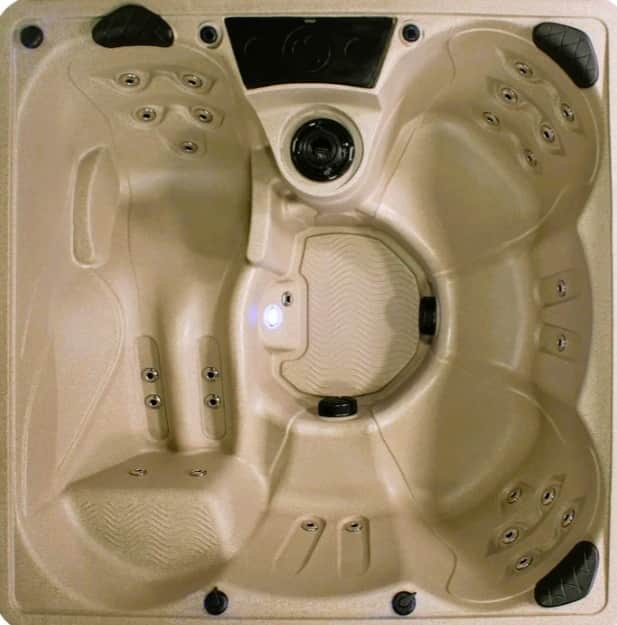 Hot tub inside Hot tub inside