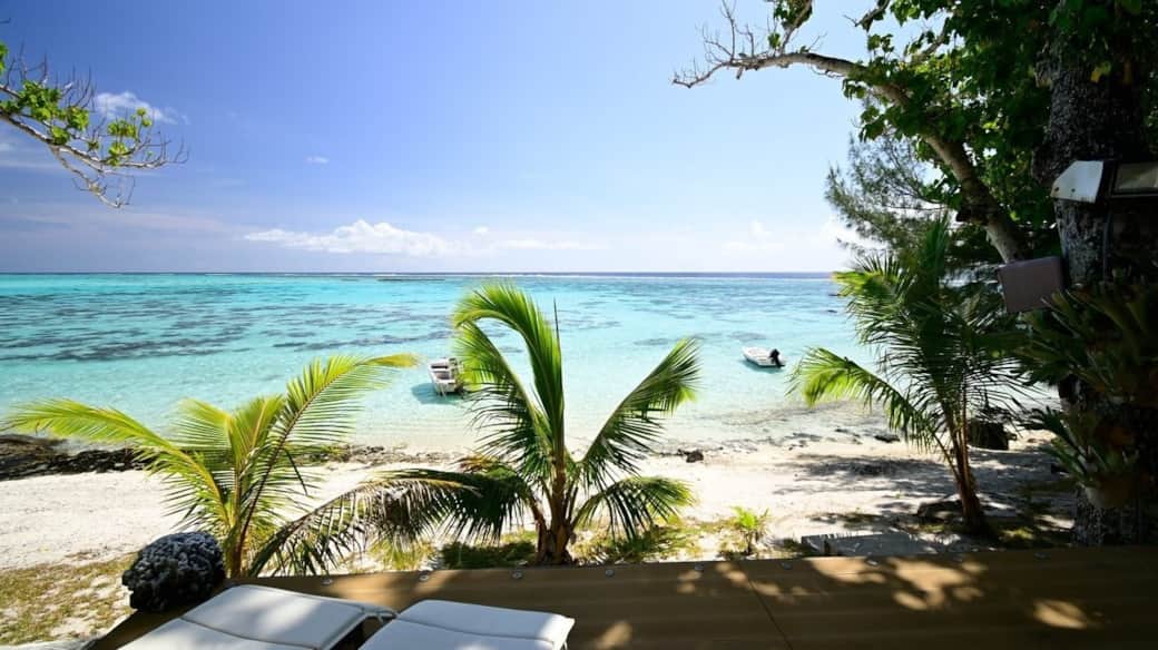 VILLA ET BUNGALOW SUR MOTU Haapiti Moorea, paradise in French Polynesia VILLA ET BUNGALOW SUR MOTU Haapiti Moorea, paradise in French Polynesia