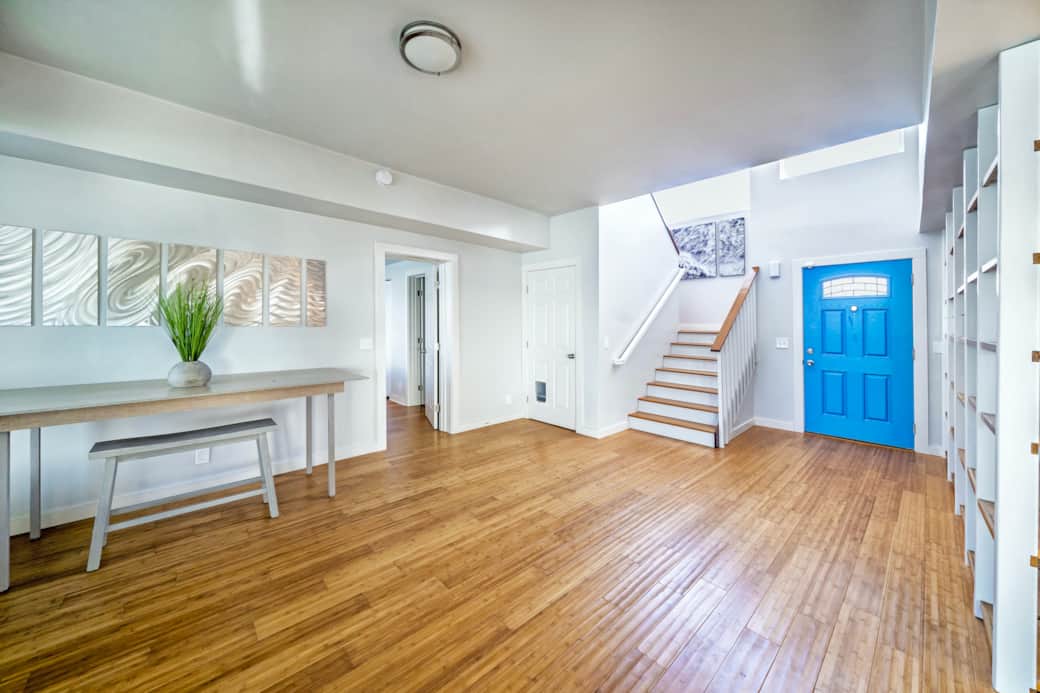 Entryway to suite and stairs