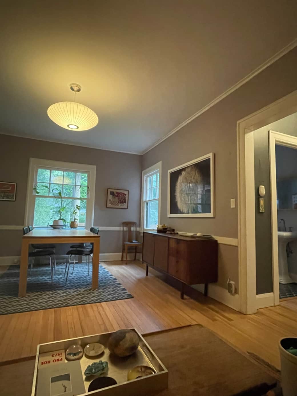 Dining room set for shared meals—perfect for slow dinners or group weekends.