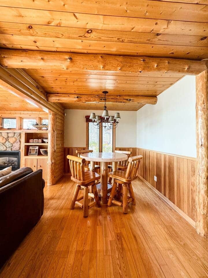 High top seating area