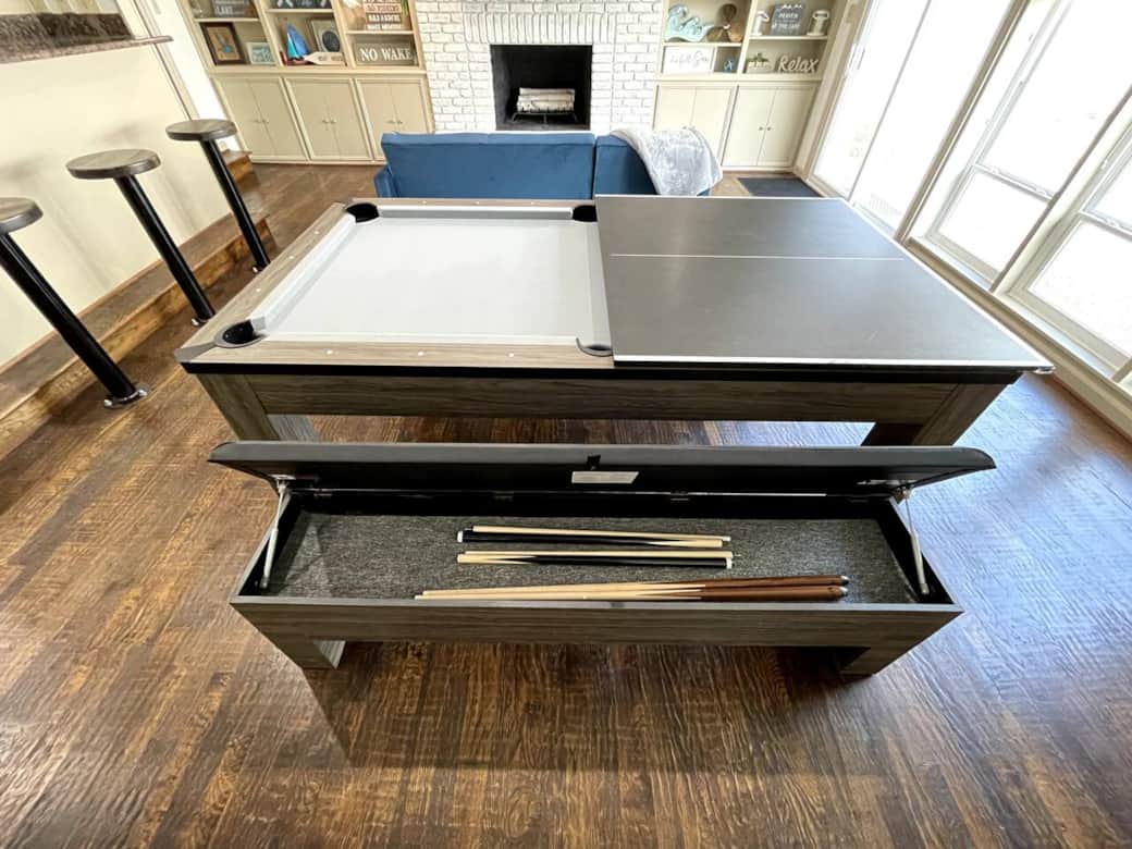 Pool table and ping pong