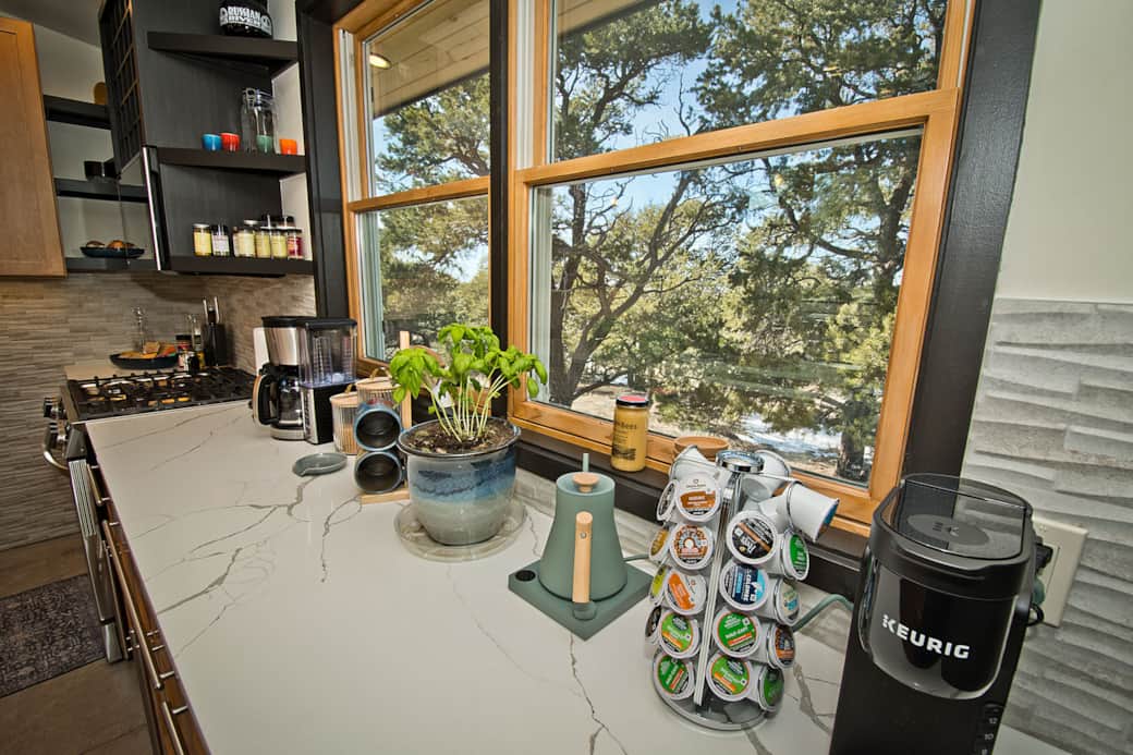 Loaded coffee bar: Chemex + Ninja drip + Keurig, grinder, fresh Equator Coffee