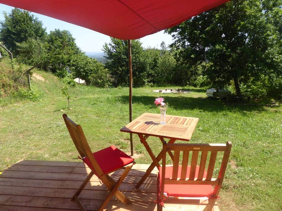 Vue sur le jardin