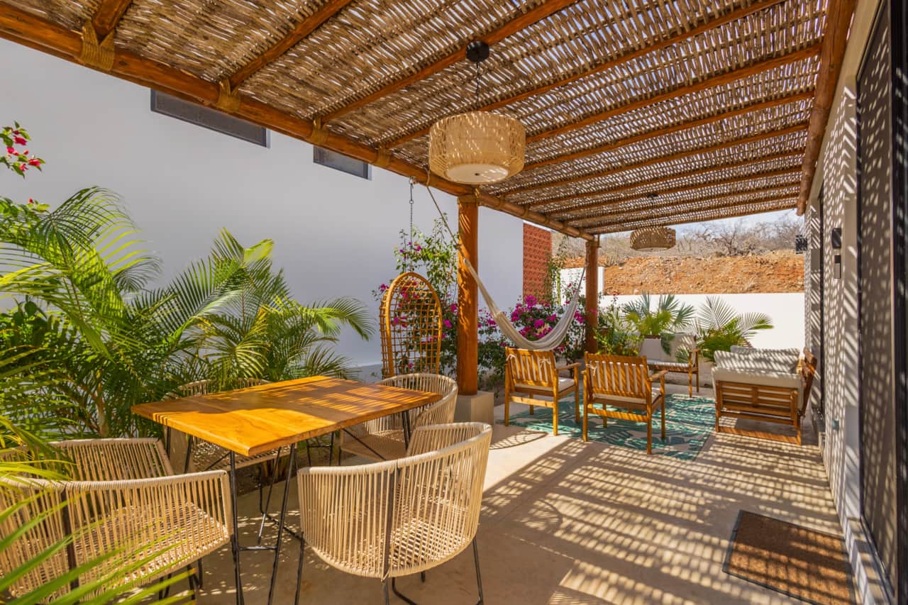 Patio with outdoor furniture