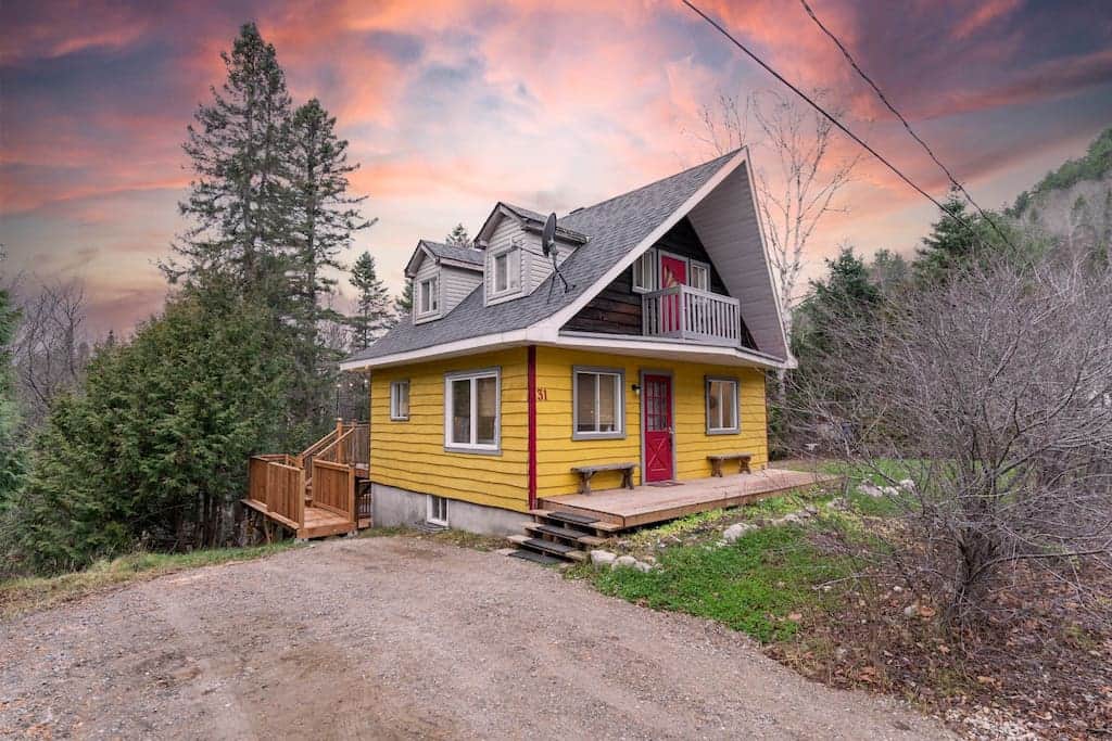 Vue extérieure du chalet