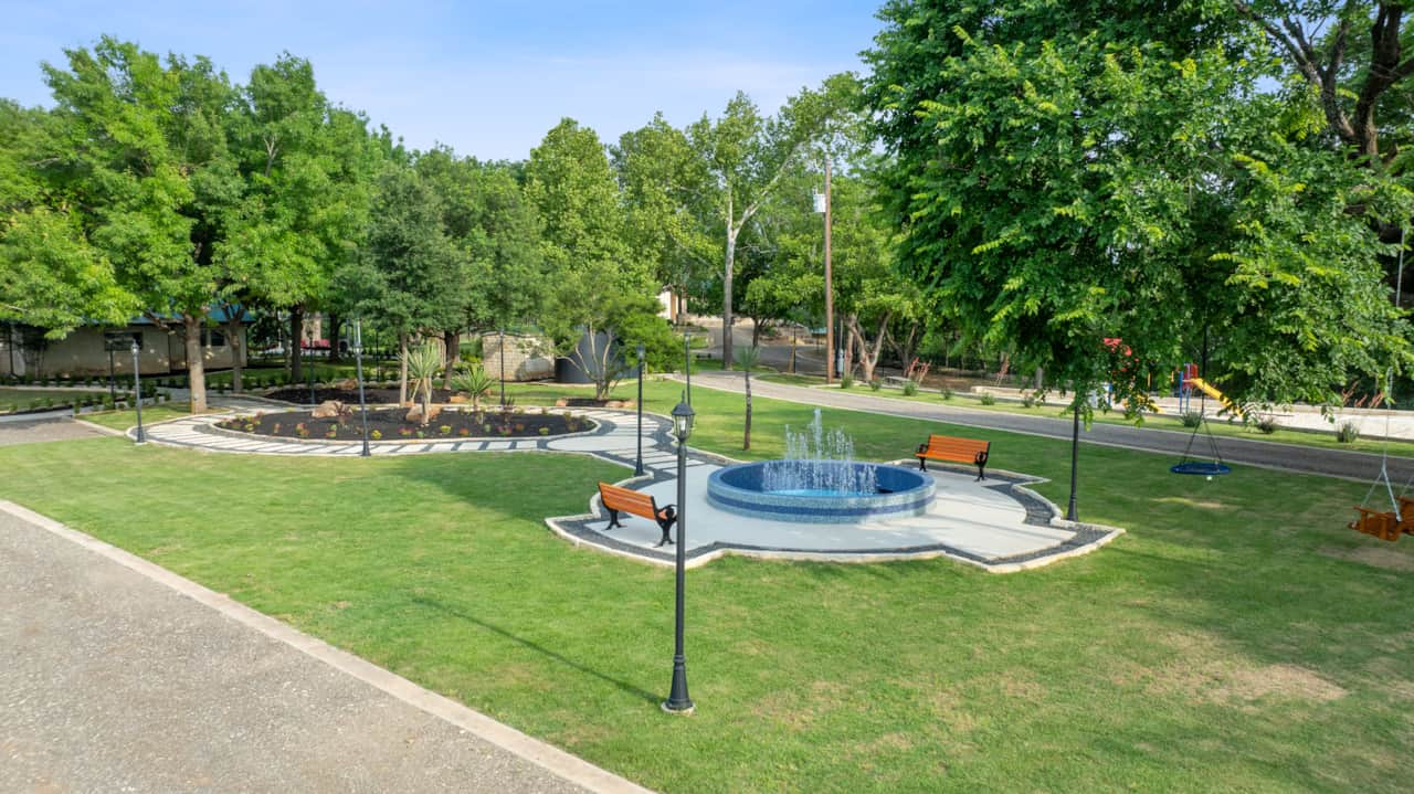 Fountain and Garden
