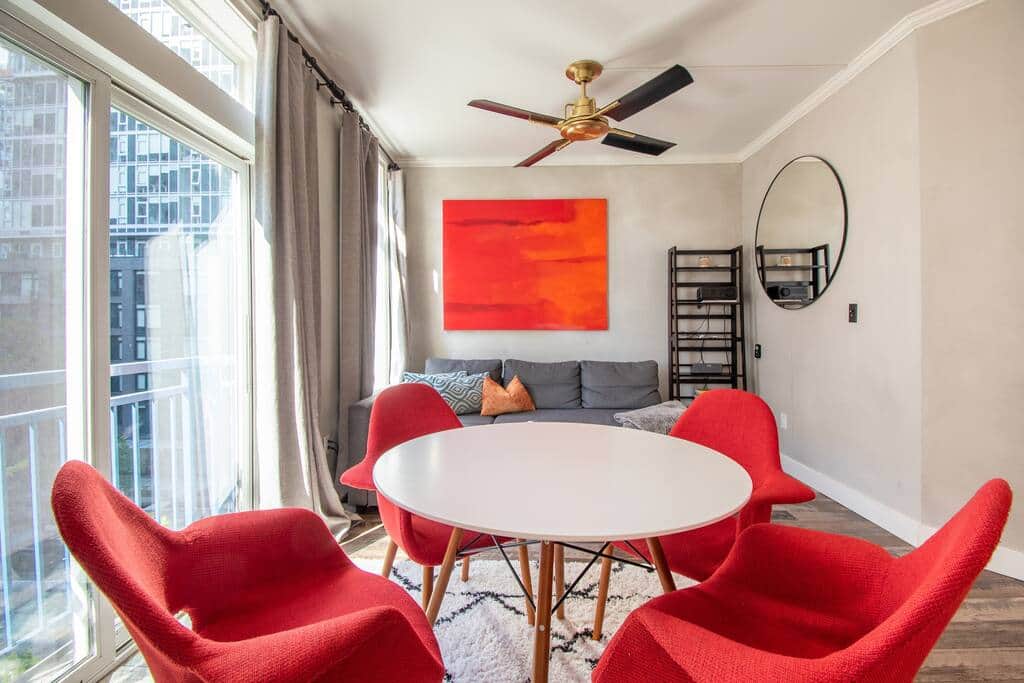 Dining Area & Living Room 