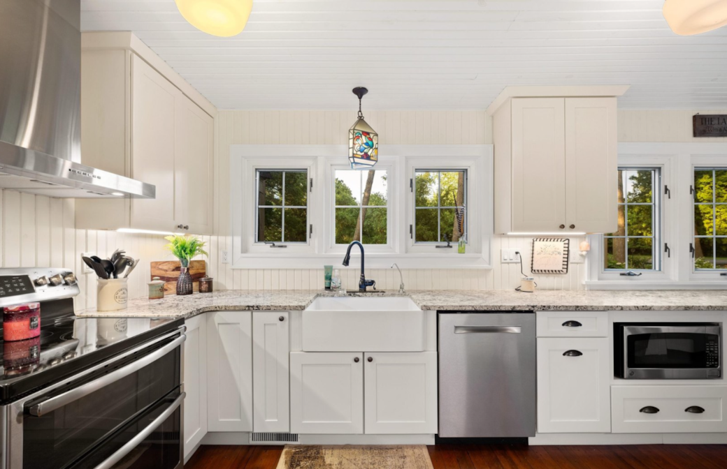 Lodge at Brown Lake Modern Kitchen 