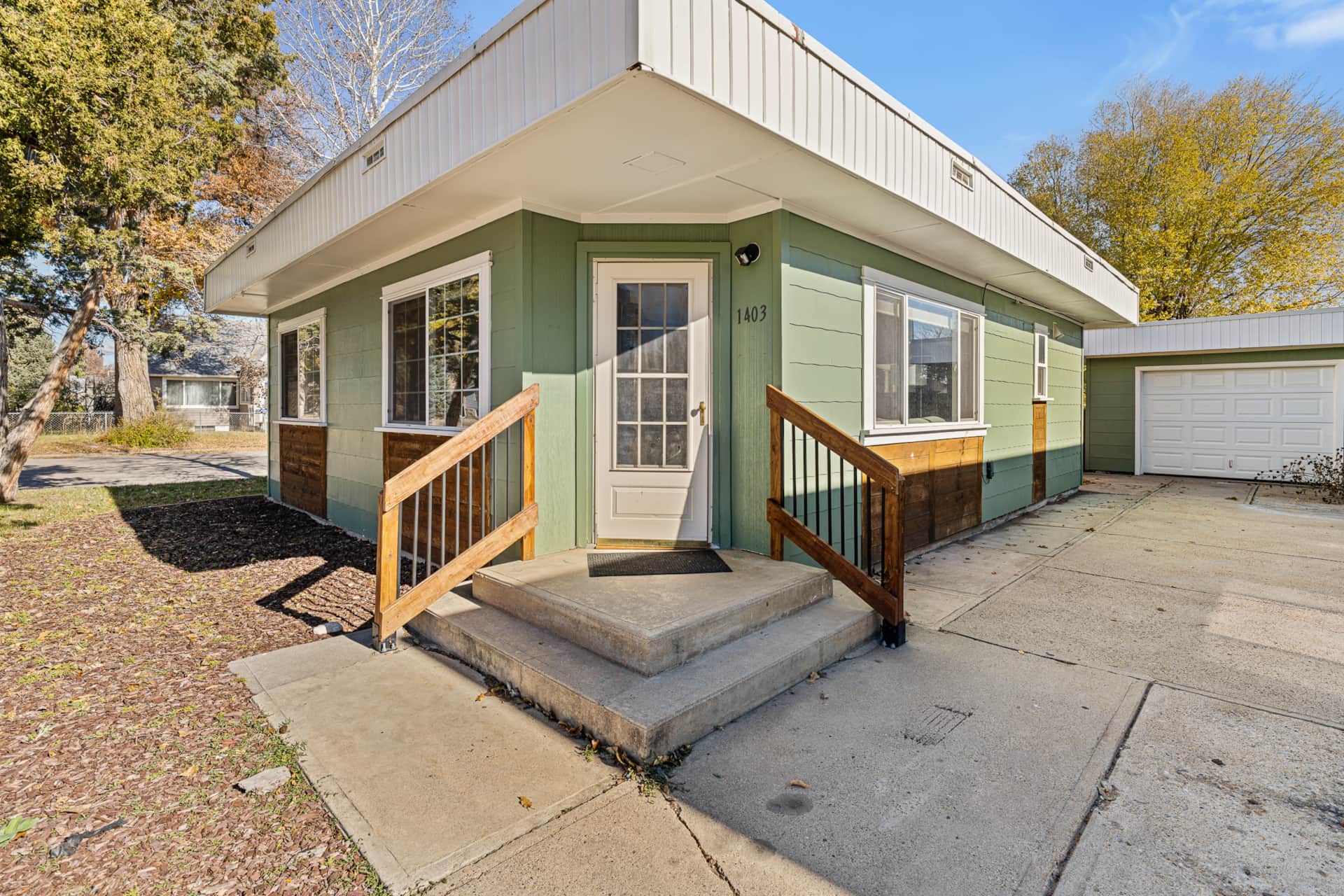 Cedar and Sage House fire pit