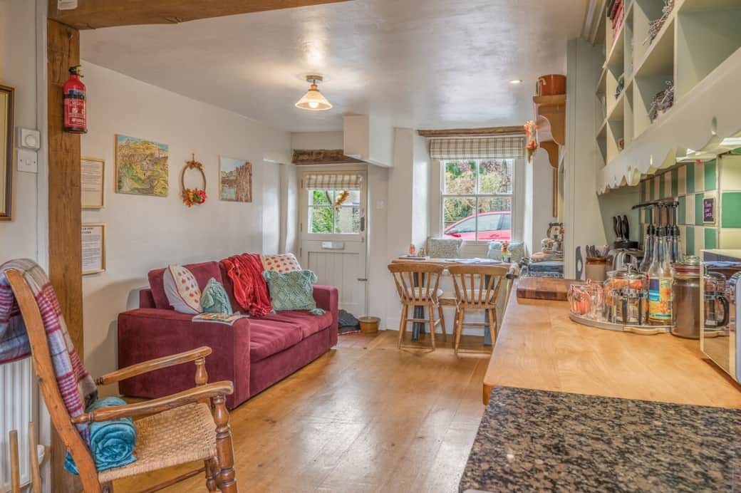 It’s easy, everyday comfort in your cosy countryside living, with inviting cosy corners to relax — whether you’re sharing breakfast at the table or sinking into the sofa while your dog settles nearby. Quiet moments and space for you all to unwind.