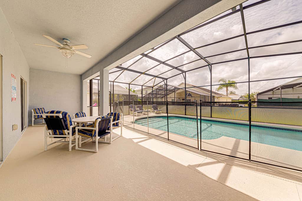 Alfresco dining can be enjoyed under the Lanai