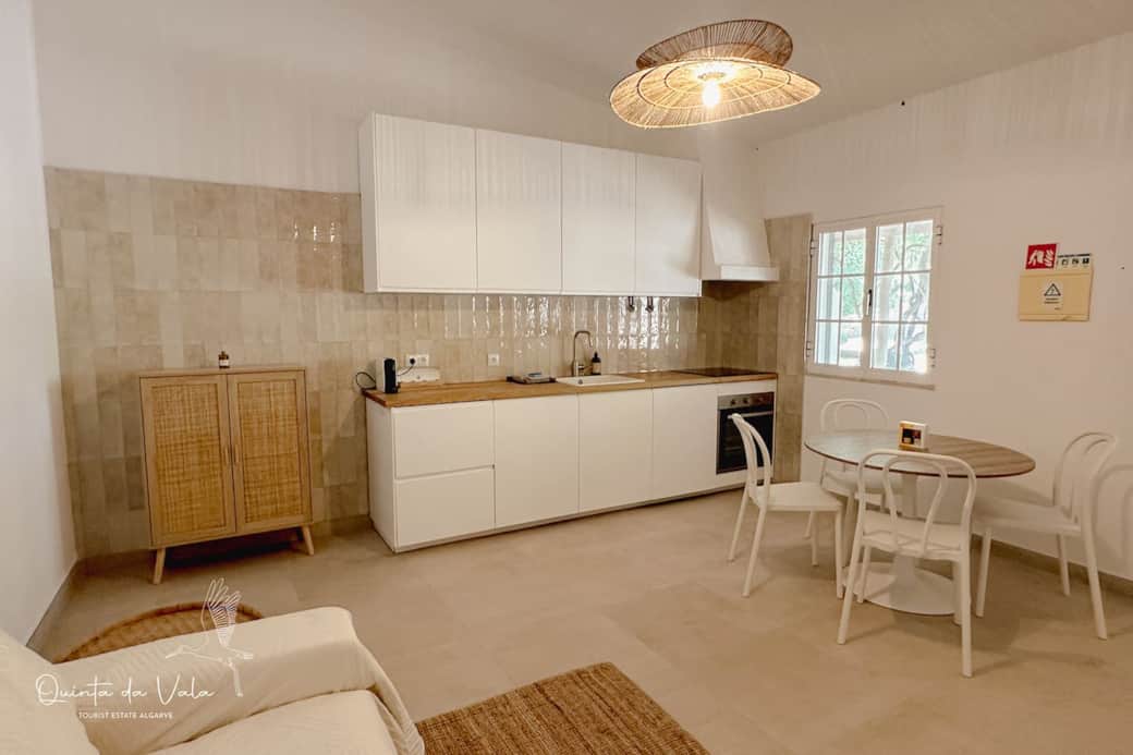 Living / kitchen (and sofabed)