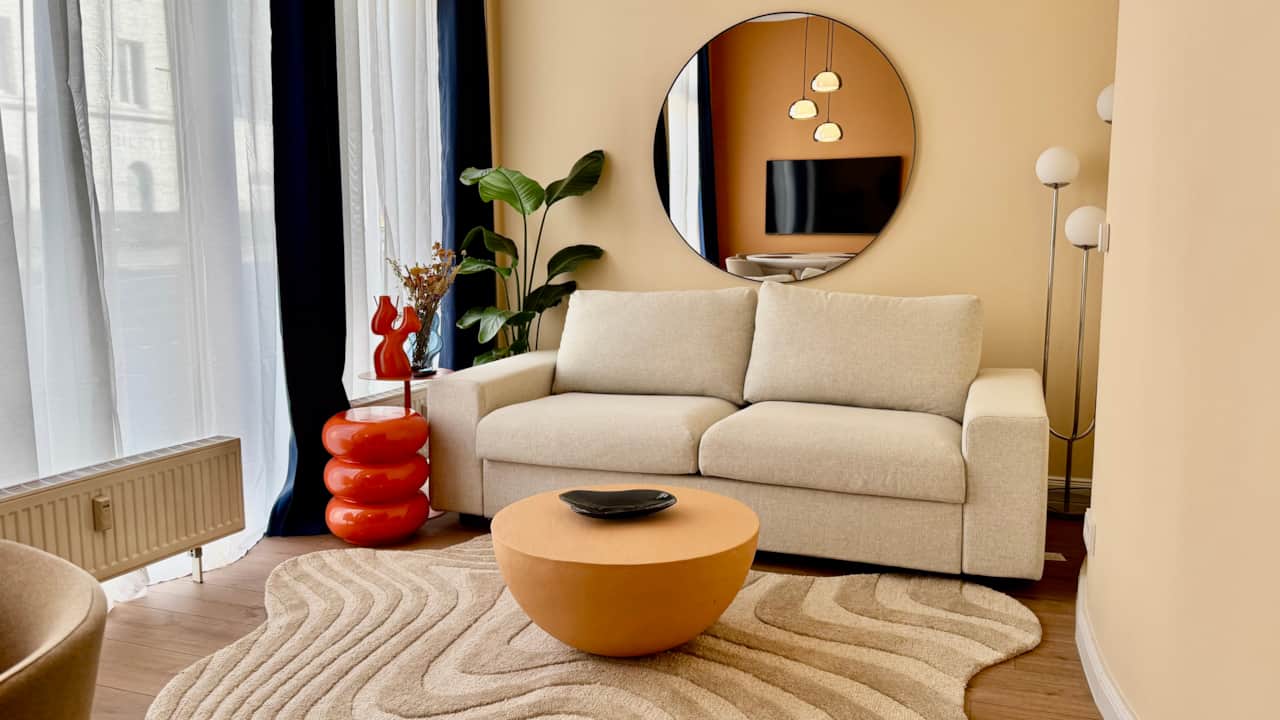 Wohnzimmer/ Schlafcouch
