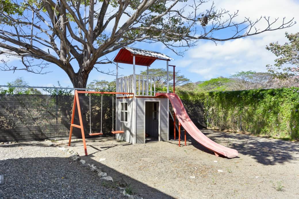 Private playground for children’s enjoyment.