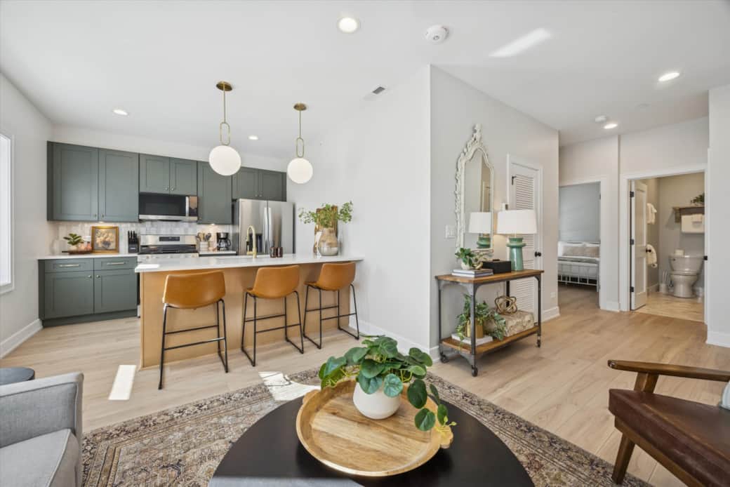 Living Room & Kitchen