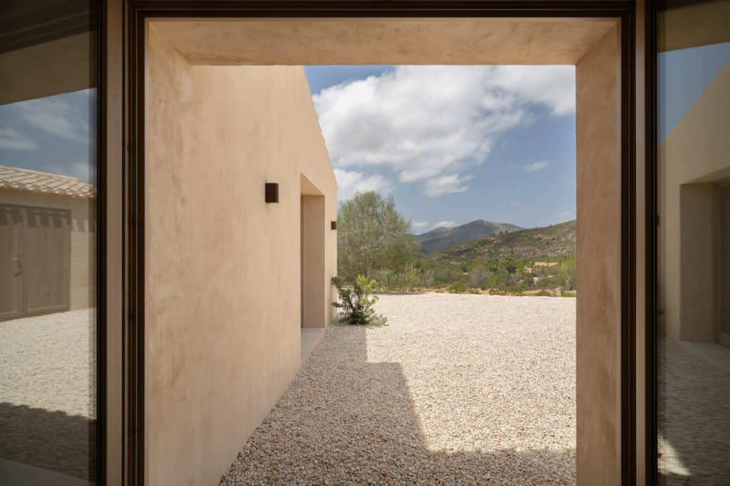 Views when you wake up and open the doors.