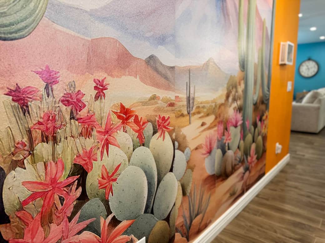 Desert  Mural for a perfect picture backdrop