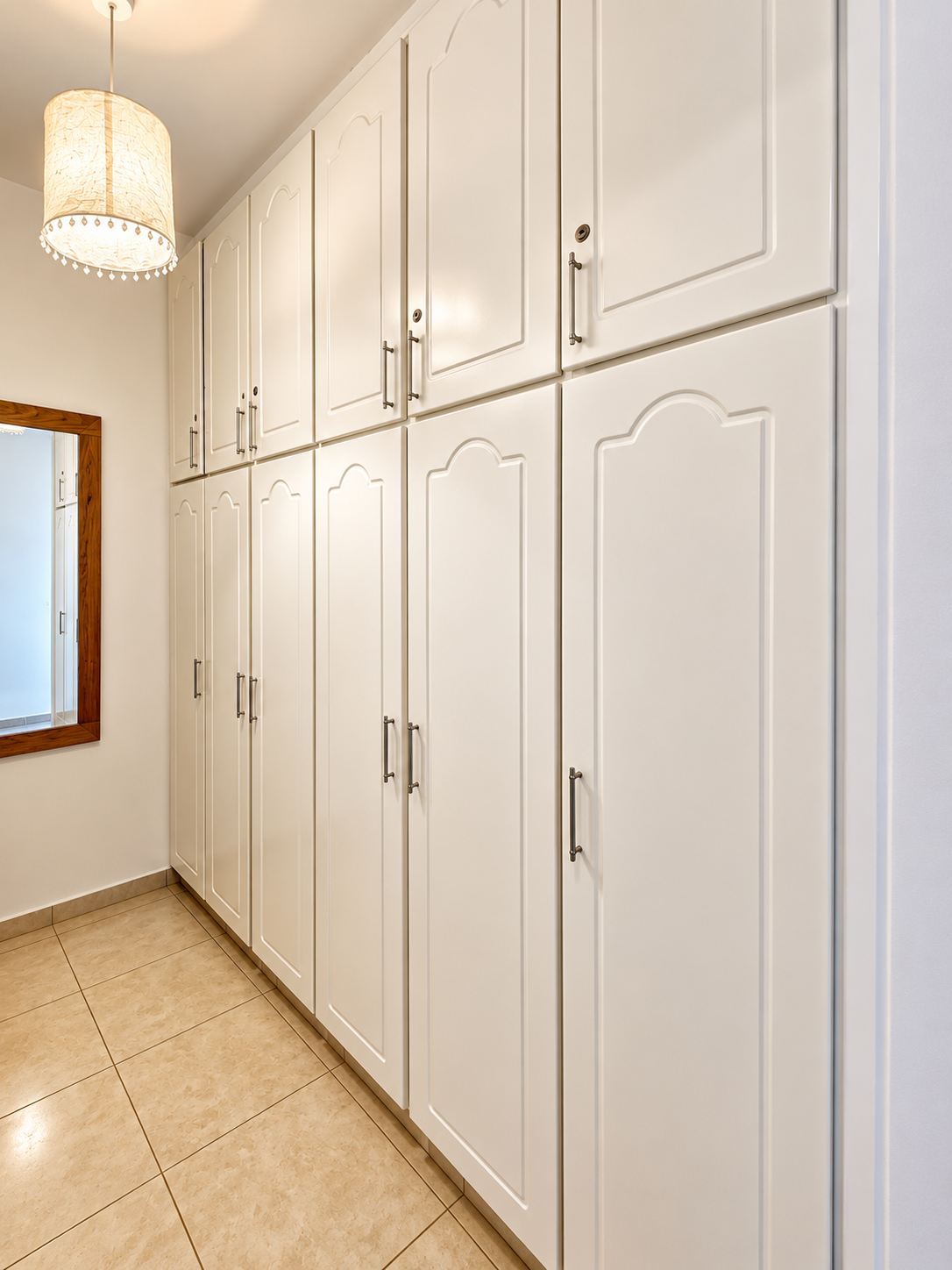 Master bedroom dressing and wardrobe area