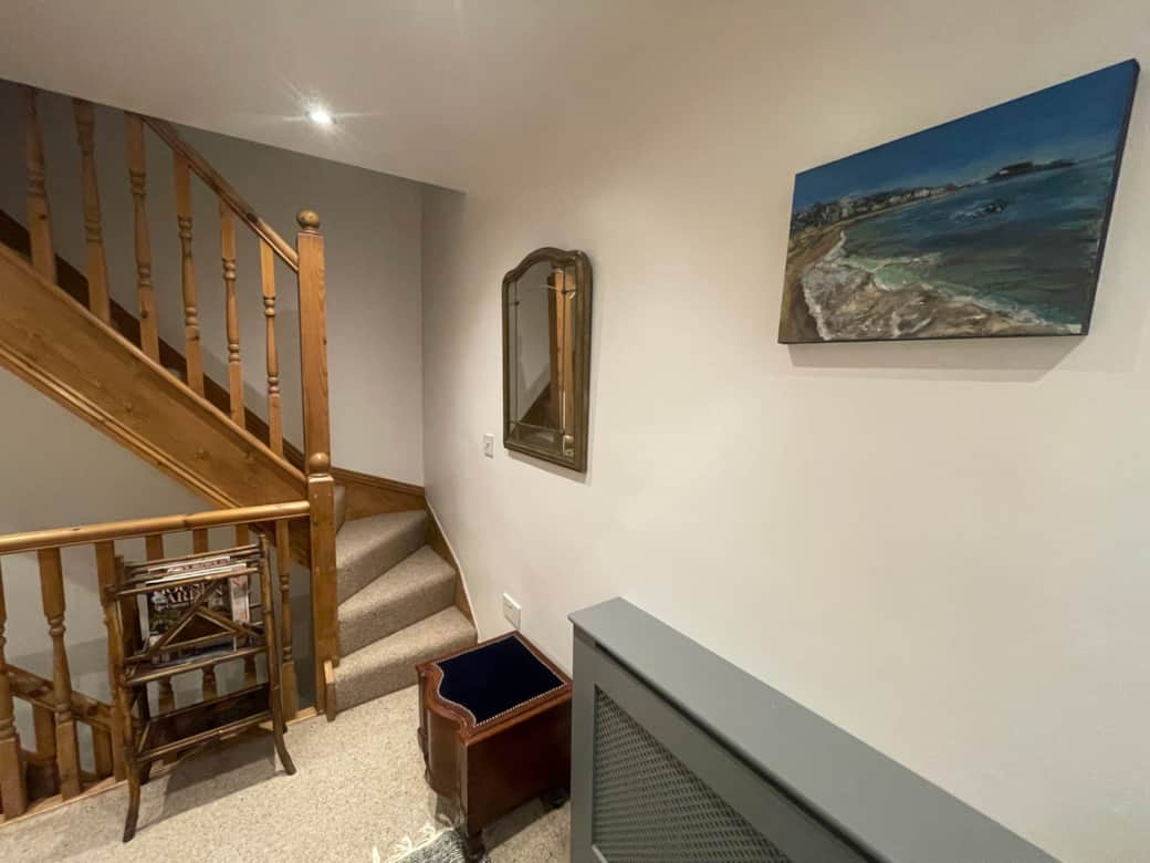 Bluebirds Holiday Cottage and seascapes by Wendy Taylor-Eardley