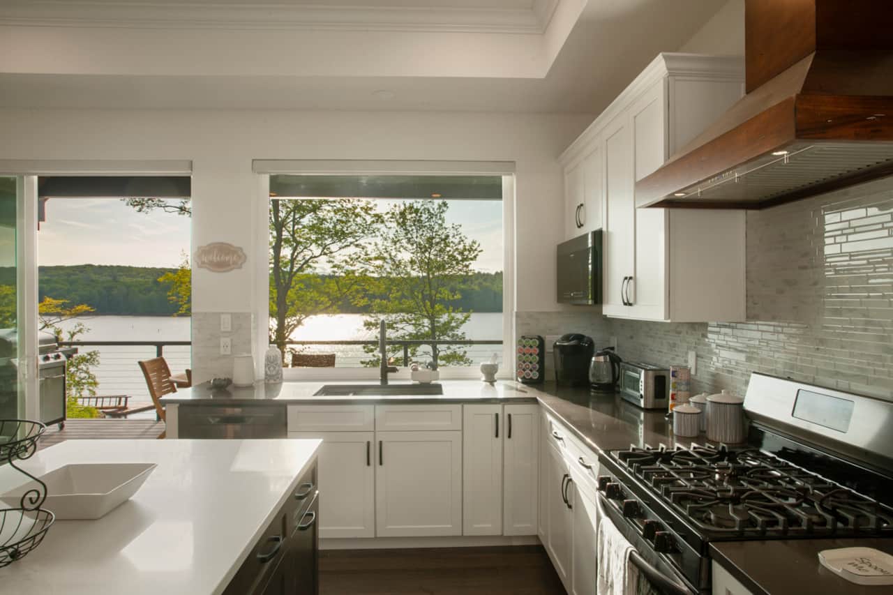 When the kitchen is bustling the lake remains calm.