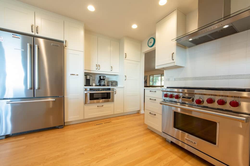 Wolf range and vent fan