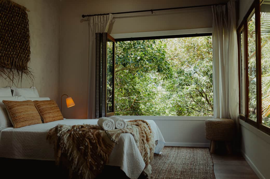 Master Bedroom With Rainforest Views