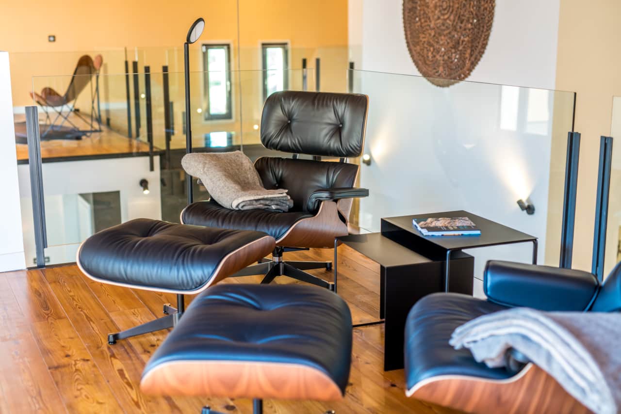 Lounge chair by the window