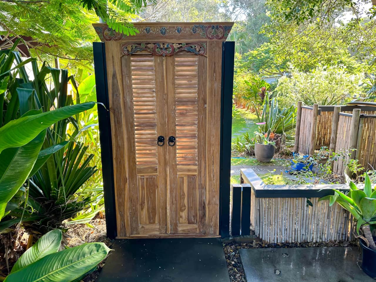 Private entry gate to Tula Suite