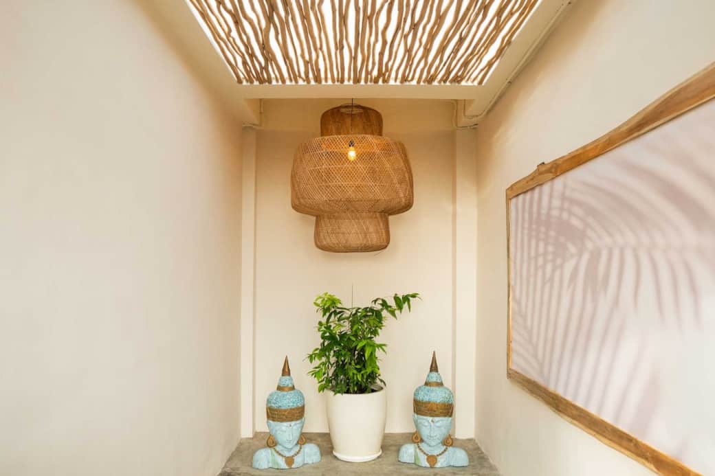 Step into serenity—our hallway blends modern design with Balinese soul, creating the perfect welcome to your tropical retreat.