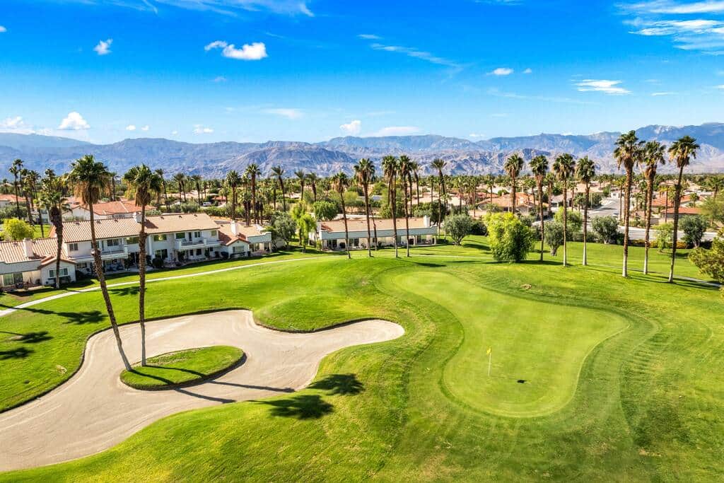 Right on Desert Falls Golf Course